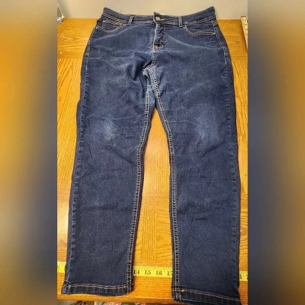 Angels Forever Young Signature Convertible Blue Jeans Size 16